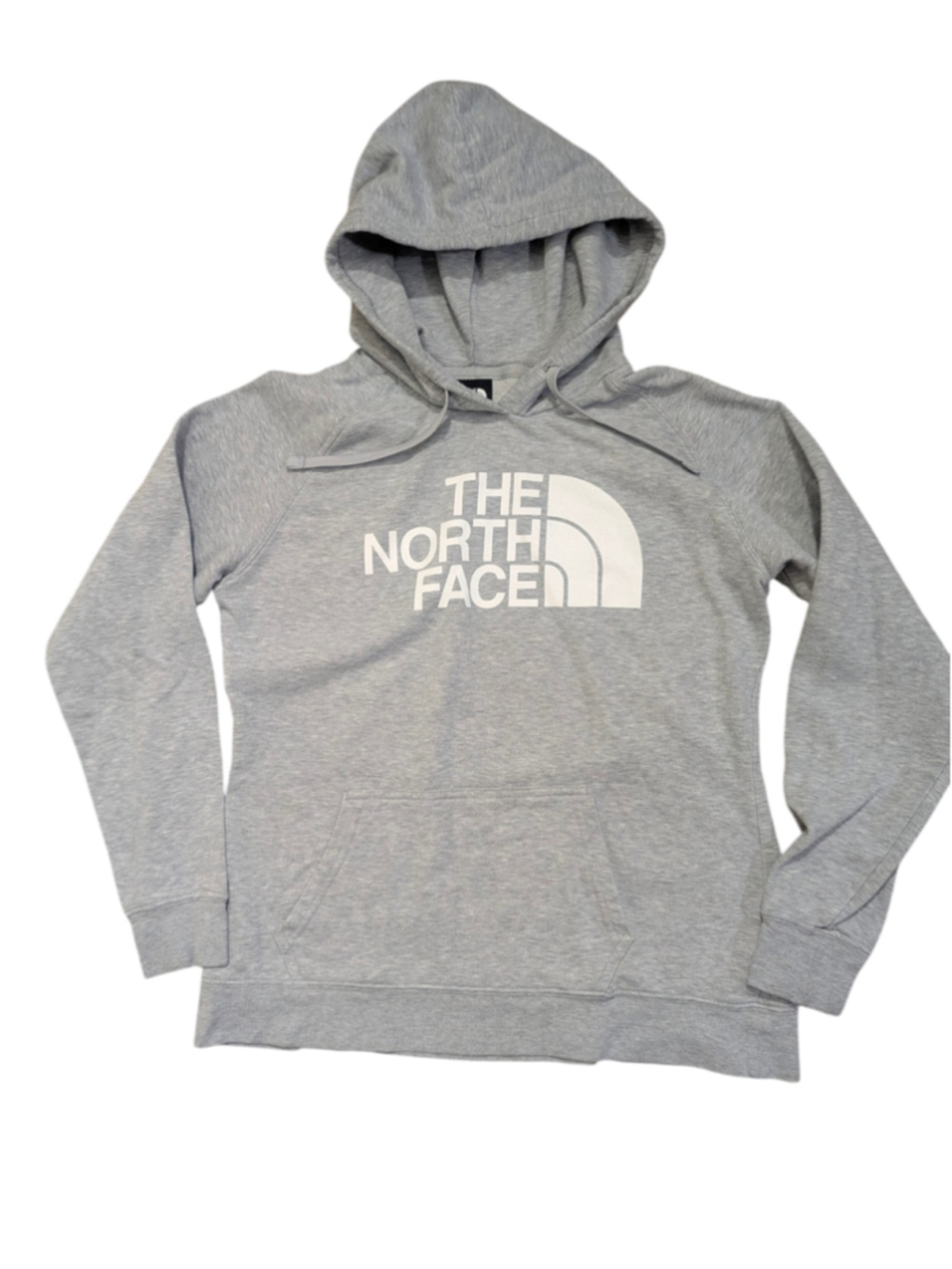 The North Face Hoodie Large Grey White